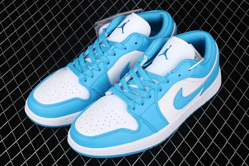 All categories Air Jordan Jordan series basketball shoes Air Jordan 1 Low Air Jordan 1 Low Shadow AJ1 Joe 1 North Carolina blue low-top cultural and leisure sports sneakers AO9944-441